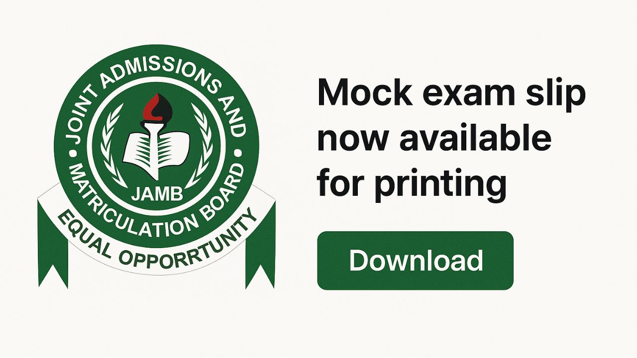 Discover how to effectively use a JAMB 2025 UTME mock notification slip to enhance your exam readiness.